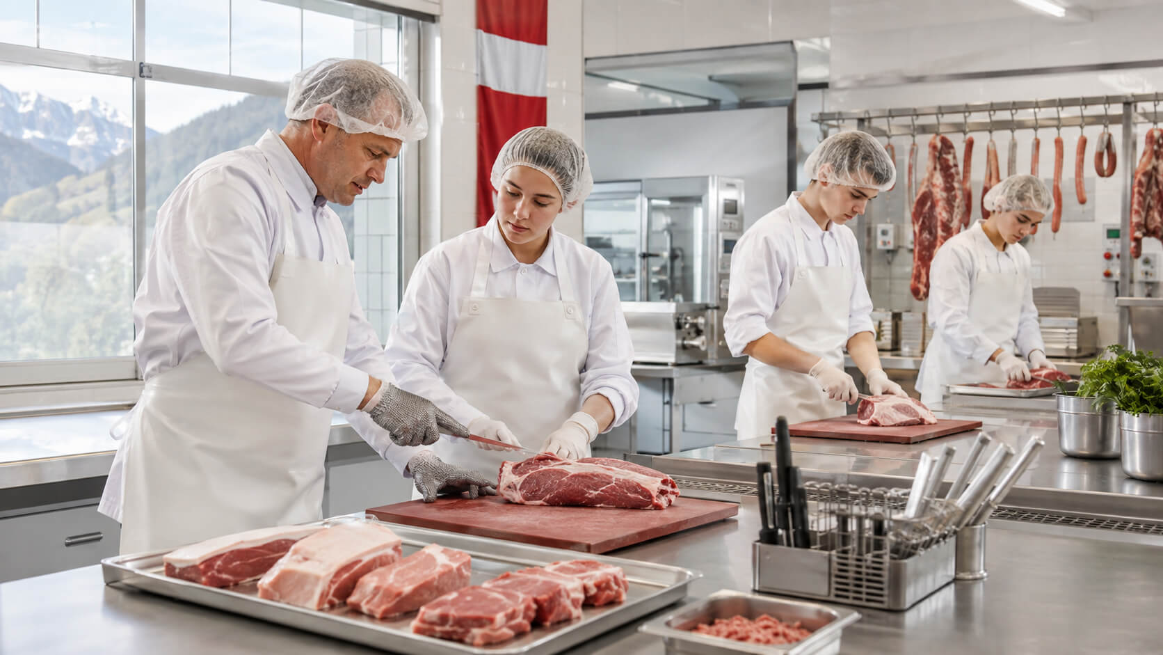 Aligned with the Austrian Meat Processor Apprenticeship